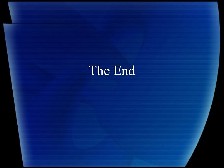 The End 