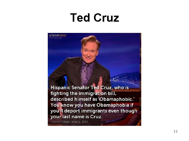 Ted Cruz 11 