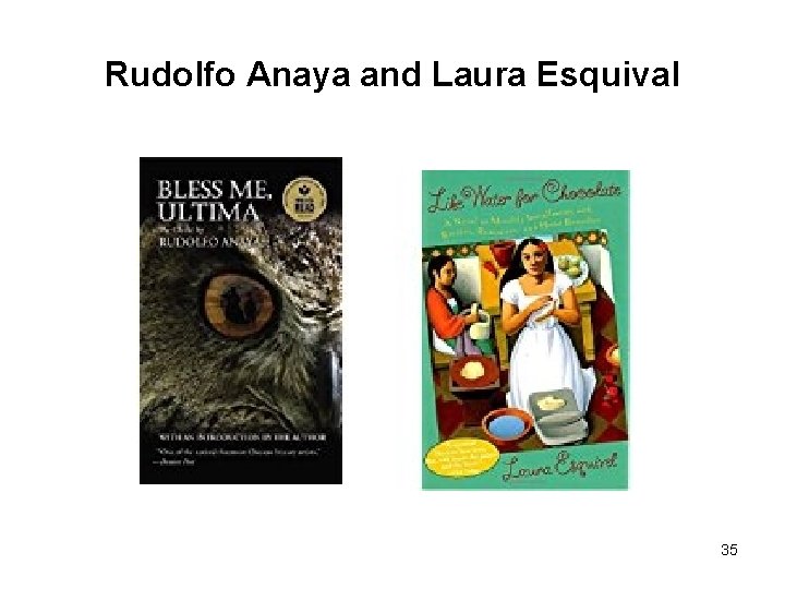Rudolfo Anaya and Laura Esquival 35 