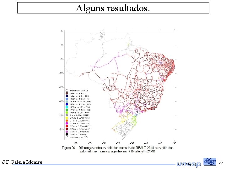 Alguns resultados. J F Galera Monico 44 