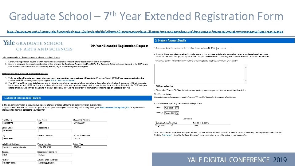 Graduate School – 7 th Year Extended Registration Form https: //nextgensso. com/sp/start. SSO. ping?