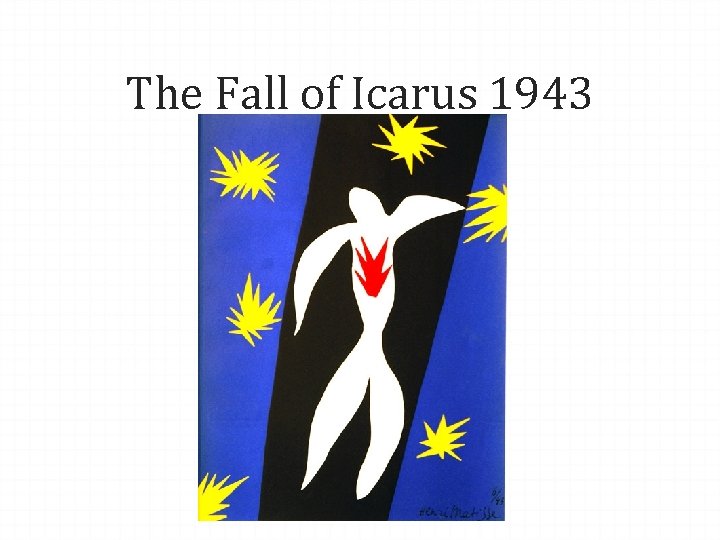 The Fall of Icarus 1943 