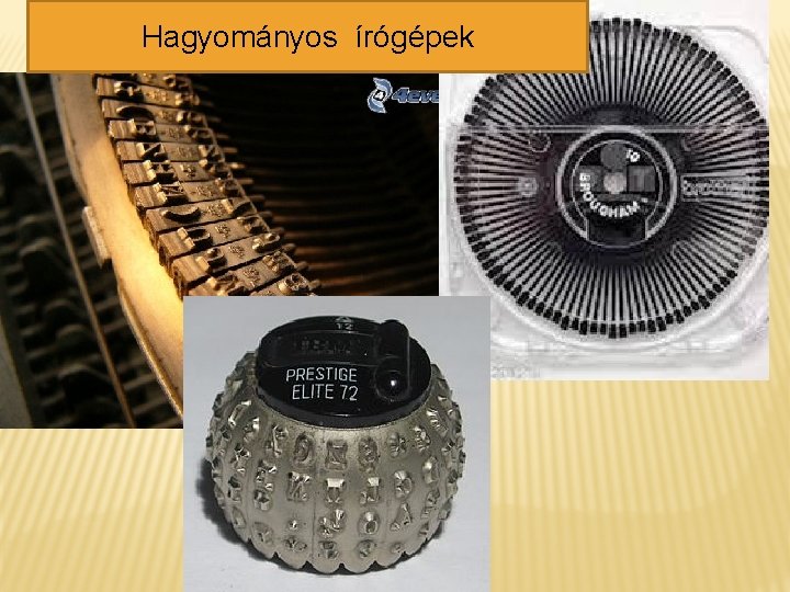 Hagyományos írógépek 