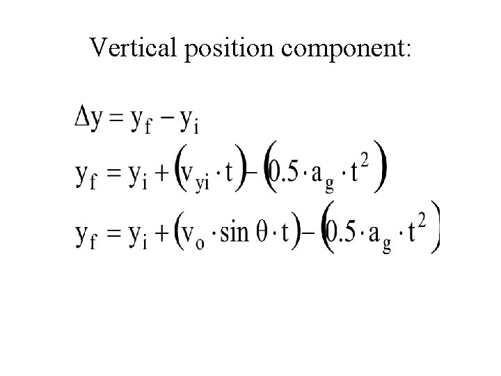 Vertical position component: 