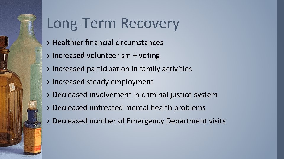 Long-Term Recovery › Healthier financial circumstances › Increased volunteerism + voting › Increased participation