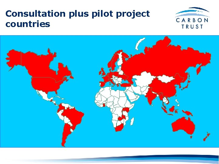 Consultation plus pilot project countries 12 
