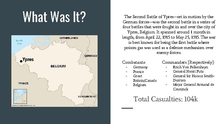 The Second Battle of Ypres By Isha Logan