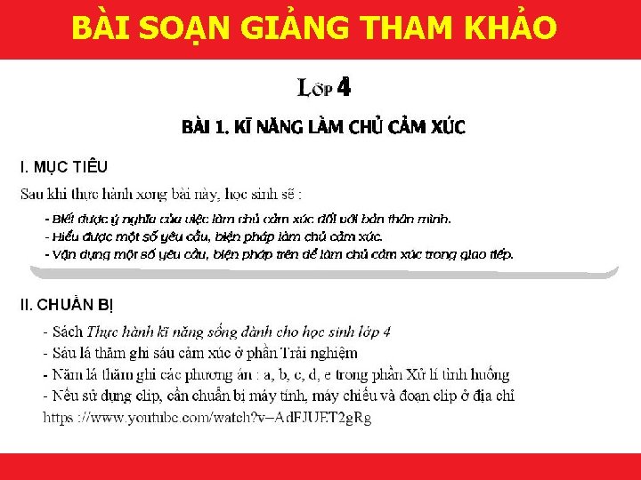 BÀI SOẠN GIẢNG THAM KHẢO Makes it happen! 