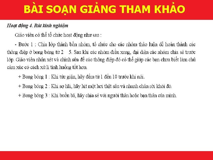 BÀI SOẠN GIẢNG THAM KHẢO Makes it happen! 