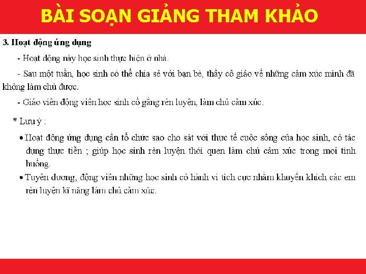 BÀI SOẠN GIẢNG THAM KHẢO Makes it happen! 