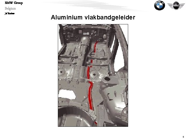 BMW Group Belgium Jef Roziers Aluminium vlakbandgeleider 5 