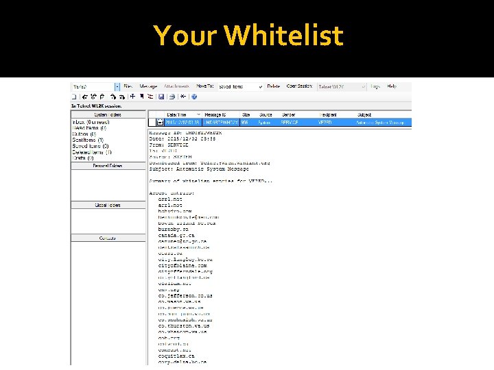 Your Whitelist 