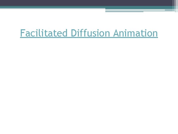 Facilitated Diffusion Animation Facilitated Diffusion Animation