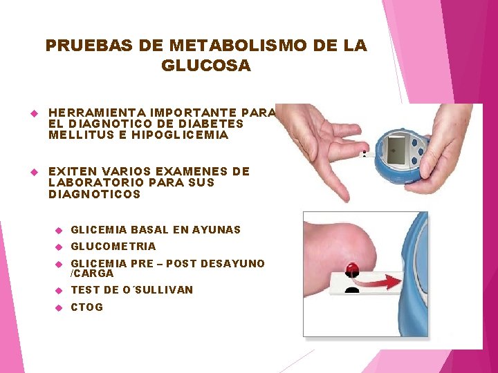 PRUEBAS DE METABOLISMO DE LA GLUCOSA HERRAMIENTA IMPORTANTE PARA EL DIAGNOTICO DE DIABETES MELLITUS