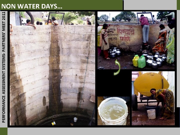 PERFORMANCE ASSESSMENT SYSTEMS- PARTNERS’ MEET 2011 NON WATER DAYS… 