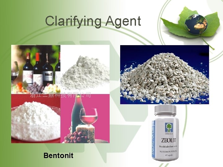 Clarifying Agent Bentonit 