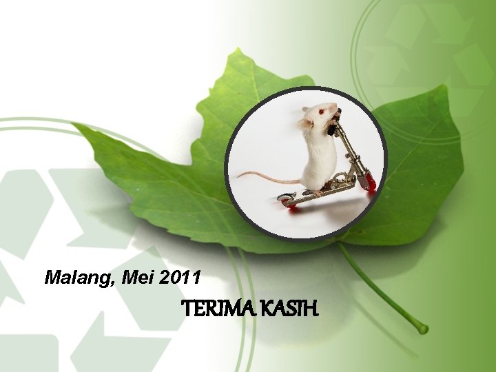 Malang, Mei 2011 TERIMA KASIH 