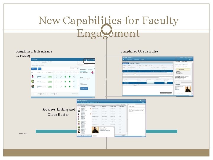 New Capabilities for Faculty Engagement Simplified Attendance Tracking Advisee Listing and Class Roster ©