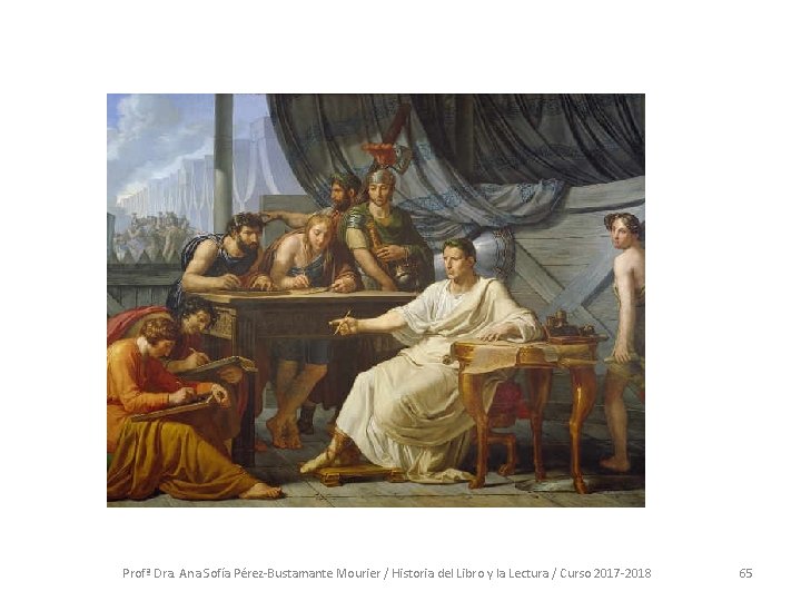 Profª Dra. Ana Sofía Pérez-Bustamante Mourier / Historia del Libro y la Lectura /