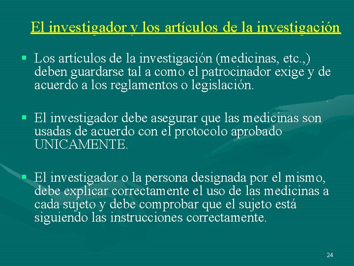 El investigador y los artículos de la investigación § Los artículos de la investigación