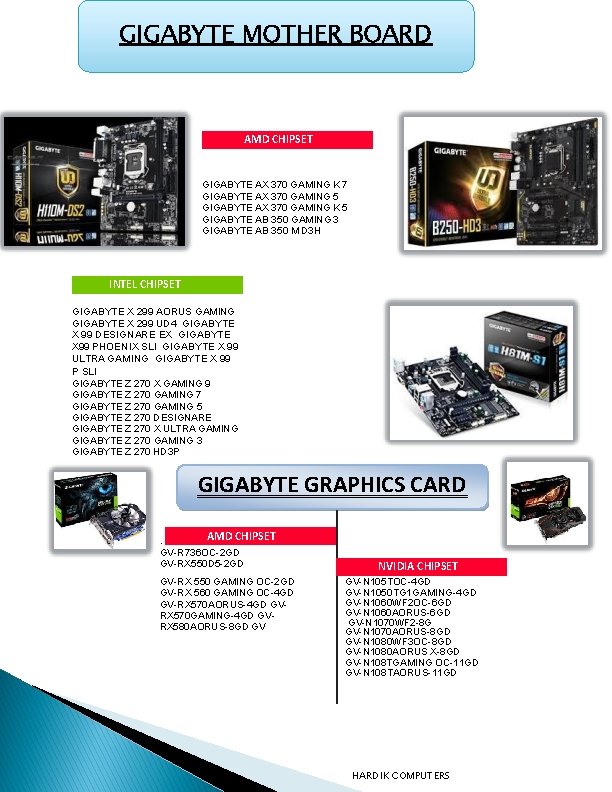 GIGABYTE MOTHER BOARD AMD CHIPSET GIGABYTE AX 370 GAMING K 7 GIGABYTE AX 370