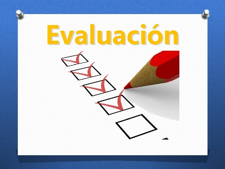 Evaluación 