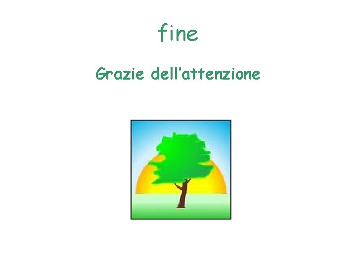 fine Grazie dell’attenzione 