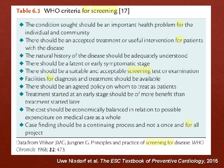 Uwe Nixdorf et al. The ESC Textbook of Preventive Cardiology, 2015 Uwe Nixdorf et al. The ESC Textbook of Preventive Cardiology, 2015
