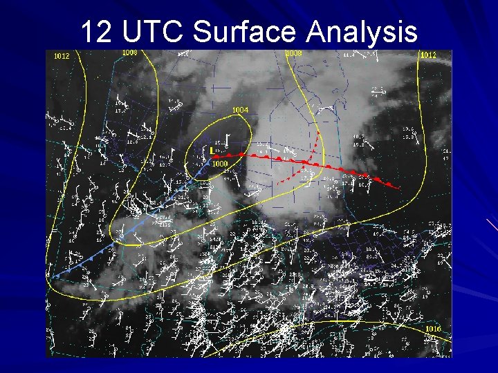 12 UTC Surface Analysis 