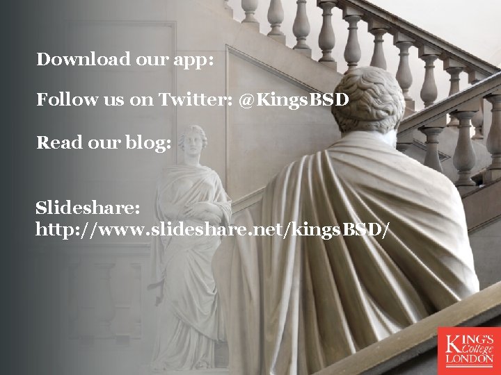 Download our app: Follow us on Twitter: @Kings. BSD Read our blog: Slideshare: http: