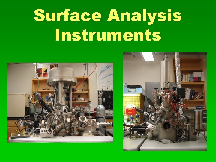 Surface Analysis Instruments 