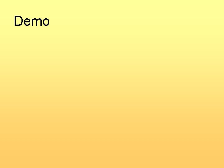 Demo 