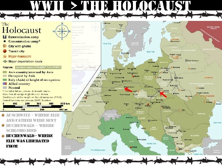 wwii > the holocaust auschwitz – where elie and father were sent buchenwald –