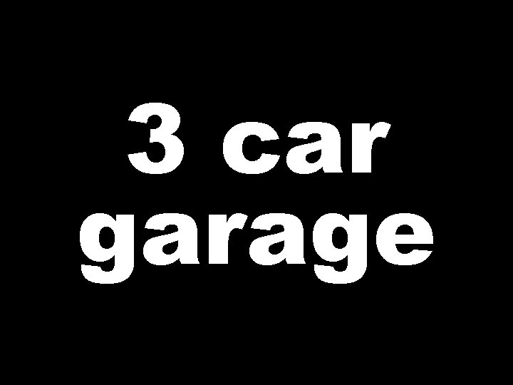 3 car garage 