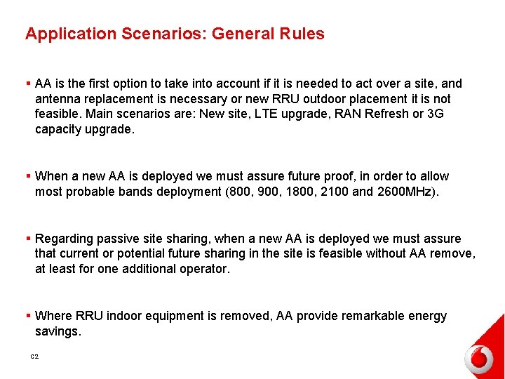 Application Scenarios: General Rules § AA is the first option to take into account