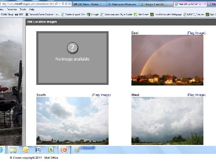 © Crown copyright 2011 Met Office 