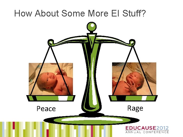 How About Some More EI Stuff? Peace Rage 