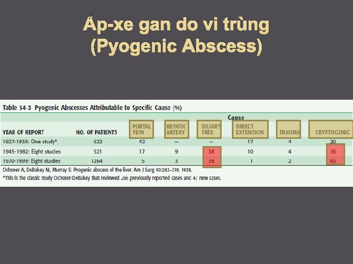 Áp-xe gan do vi trùng (Pyogenic Abscess) 