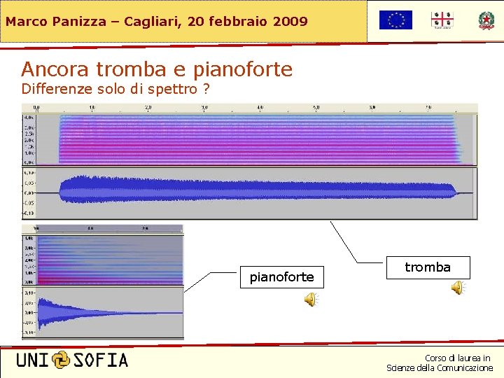 Marco Panizza – Cagliari, 20 febbraio 2009 Ancora tromba e pianoforte Differenze solo di