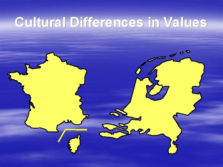 Cultural Differences in Values 