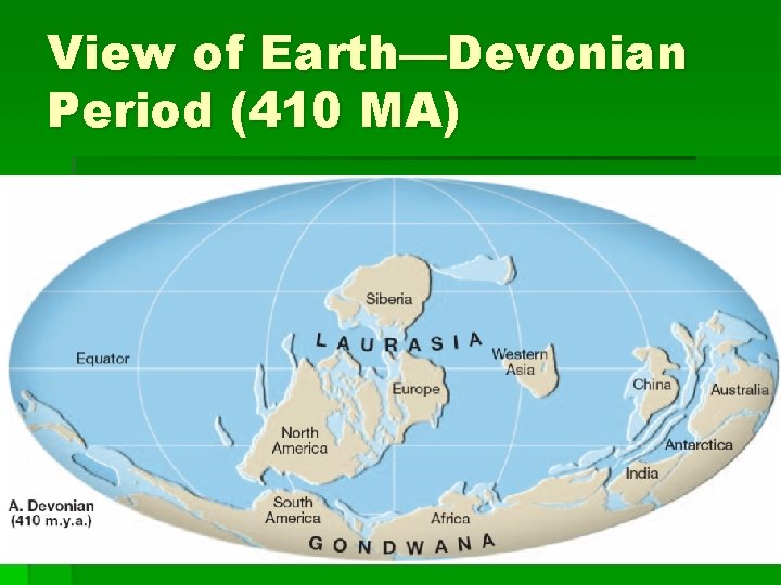 View of Earth—Devonian Period (410 MA) 