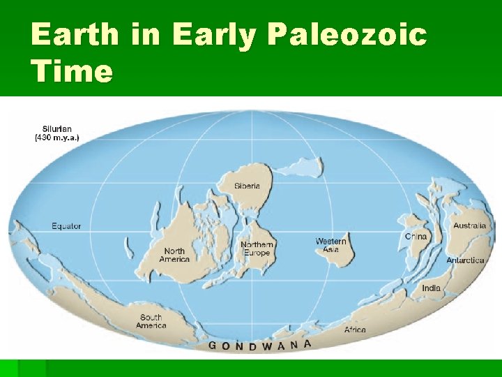 Earth in Early Paleozoic Time 