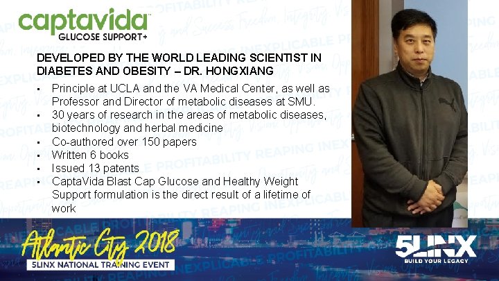 DEVELOPED BY THE WORLD LEADING SCIENTIST IN DIABETES AND OBESITY – DR. HONGXIANG •