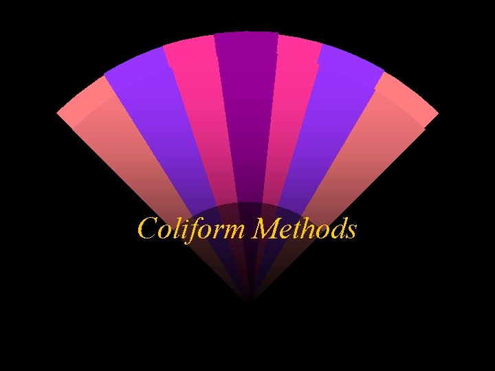 Coliform Methods 