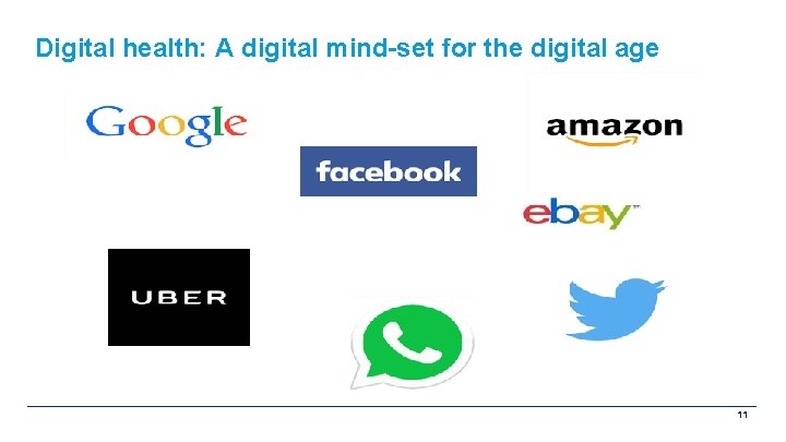 Digital health: A digital mind-set for the digital age 11 