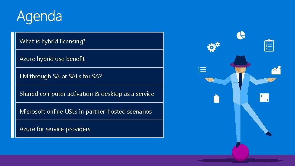 What is hybrid licensing? Azure hybrid use benefit LM through SA or SALs for