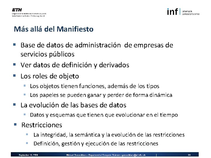 Más allá del Manifiesto § Base de datos de administración de empresas de servicios
