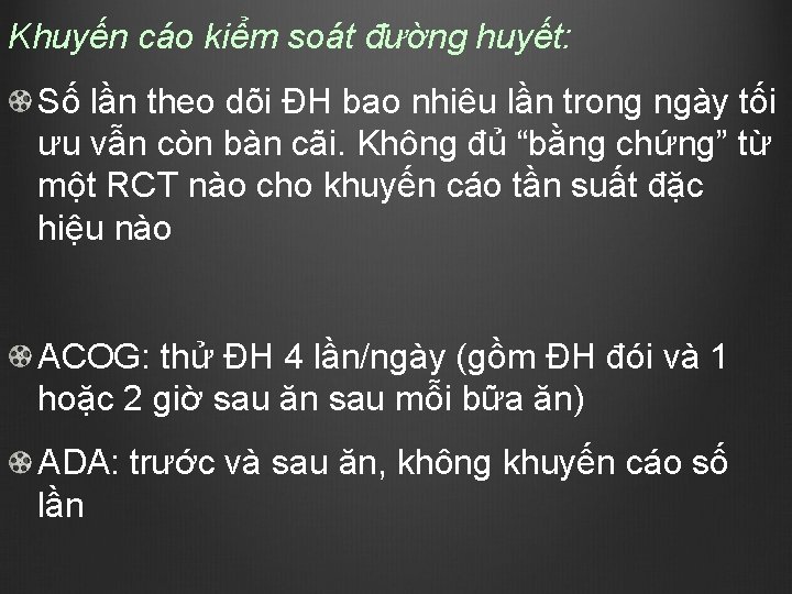 Khuyến cáo kiểm soát đường huyết: Số lần theo dõi ĐH bao nhiêu lần