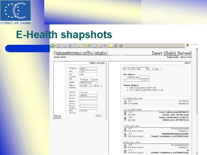 E-Health shapshots 