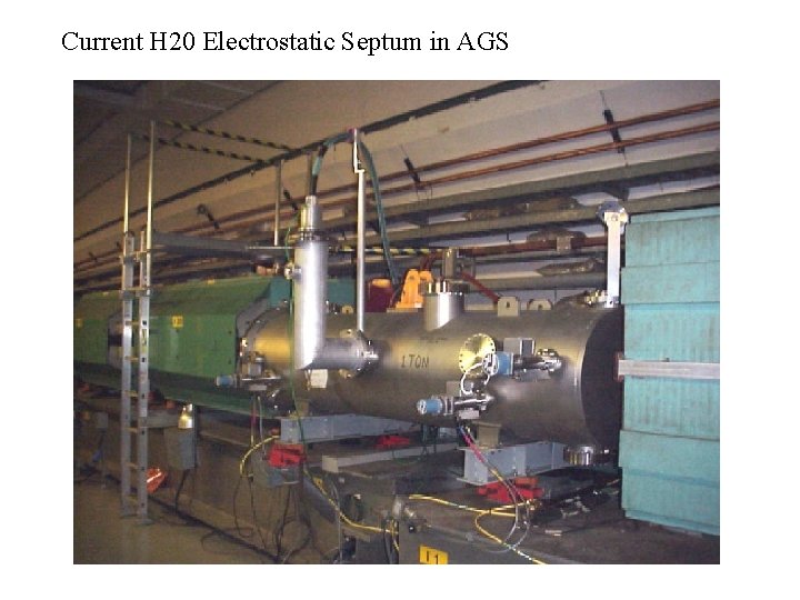 Current H 20 Electrostatic Septum in AGS 